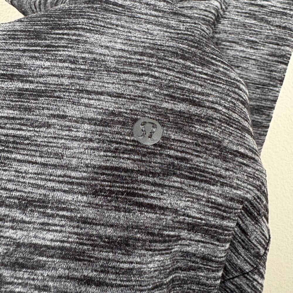 Lululemon 4 & Go Where-To Short Sleeve Dress Heathered Black Pullover Outdoor - Picture 7 of 8